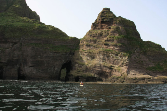 Strahangles Point coastline Sea Kayak Troup Head