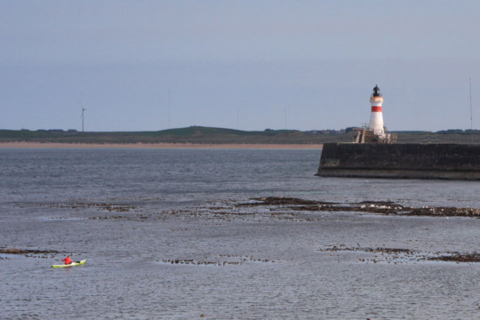 Fraserburgh harbour entrance Sea Kayak Kinnaird Head Fraserburgh