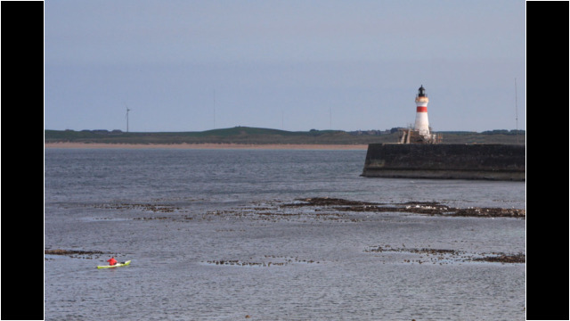 Fraserburgh harbour entrance Sea Kayak Kinnaird Head Fraserburgh
