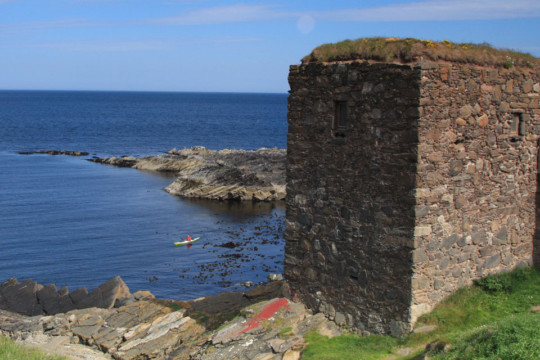The Wine Tower Sea Kayak Kinnaird Head Wine Tower