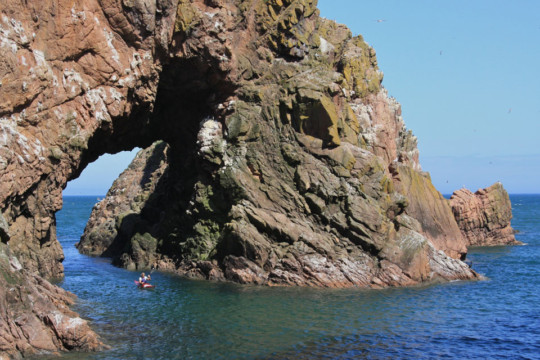 Arch near Bullers of Buchan Sea Kayak Bullers of Buchan