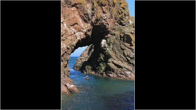 Arch near Bullers of Buchan Sea Kayak Bullers of Buchan