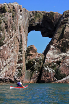 Arch at Dunbuy Sea Kayak Bullers of Buchan