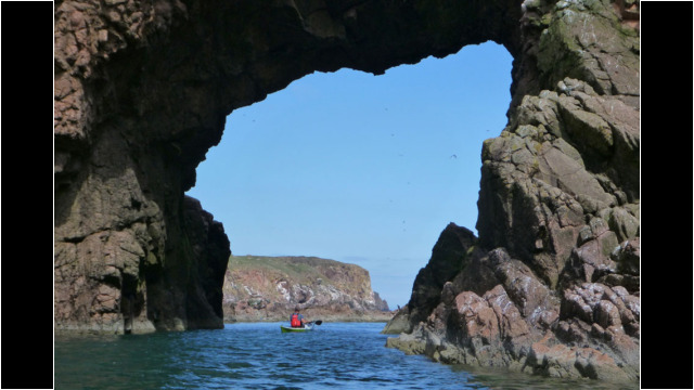 Arch near Bullers of Buchan Sea Kayak Bullers of Buchan