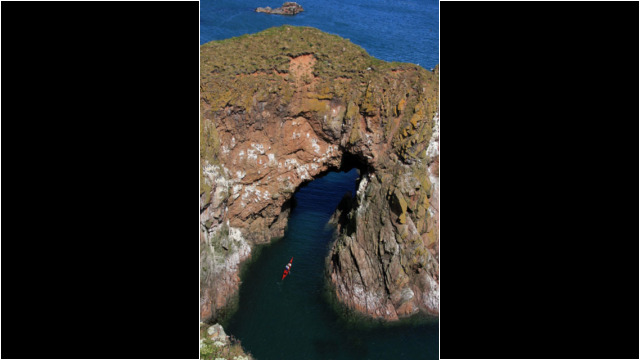 Arch near Bullers of Buchan Sea Kayak Bullers of Buchan