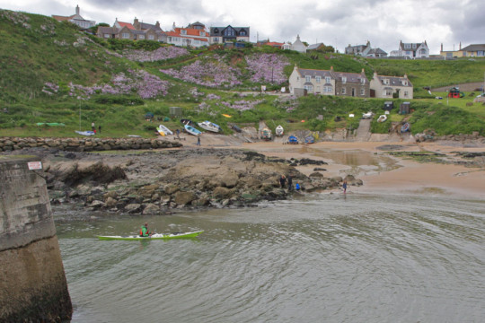 Collieston Harbour Sea Kayak Port Errol to Collieston