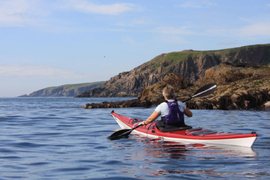 Looking towards Finding Ness Sea Kayak Cove to Stonehaven
