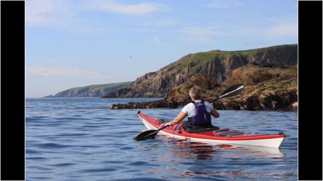Looking towards Finding Ness Sea Kayak Cove to Stonehaven