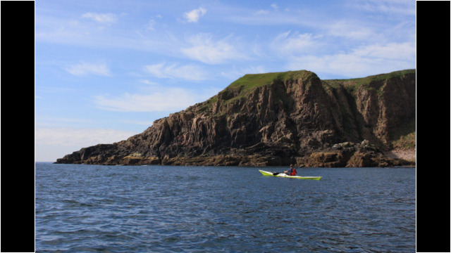 Coastline near Hares Ness Sea Kayak Cove to Stonehaven