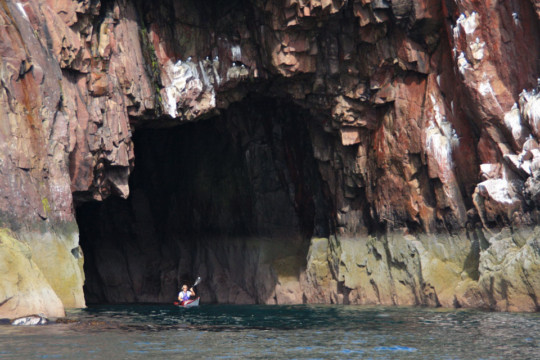 Cave south of Cove Sea Kayak Cove to Stonehaven