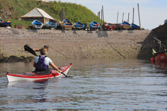 Landing at Cove Sea Kayak Cove to Stonehaven