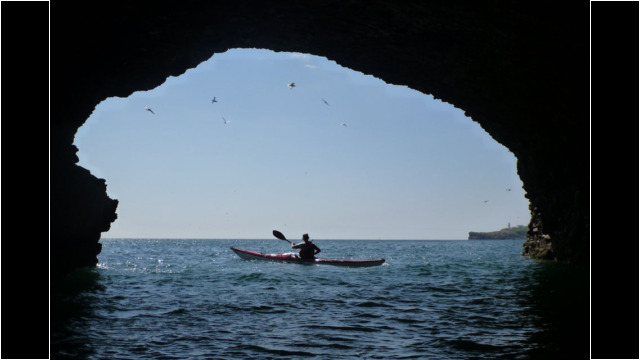 The Garran & Todhead point Sea Kayak Stonehaven to Inverbervie The Garran