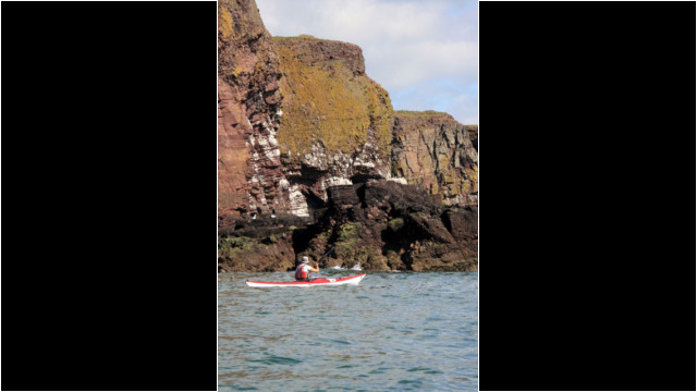 Inverbervie coastline Sea Kayak Stonehaven to Inverbervie