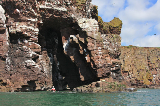 Coastline north of Inverbervie Sea Kayak Stonehaven to Inverbervie