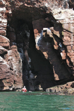 Coastline north of Inverbervie Sea Kayak Stonehaven to Inverbervie