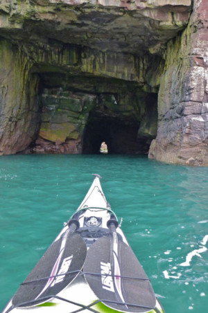 Arch near Prail Castle Sea Kayak Scurdie Ness