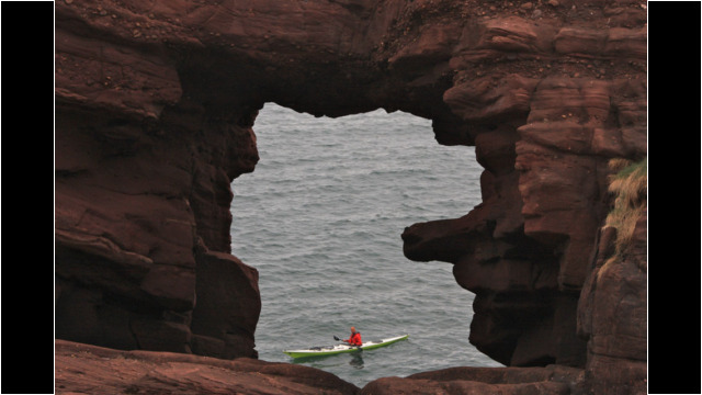 Arbroath sandstone architecture Sea Kayak Scurdie Ness Arbroath