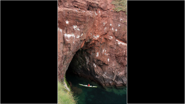 Arbroath cliffs & caves Sea Kayak Scurdie Ness Arbroath