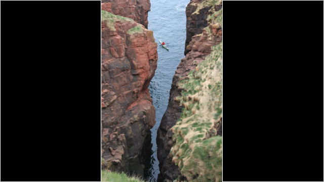 Arbroath cliffs Sea Kayak Scurdie Ness Arbroath