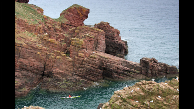 Arbroath cliffs Sea Kayak Scurdie Ness Arbroath