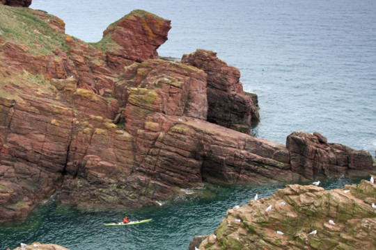 Arbroath cliffs Sea Kayak Scurdie Ness Arbroath