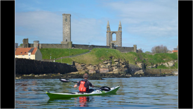 St Andrews cathedral Sea Kayak St Andrews cathedral