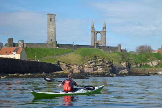 St Andrews cathedral Sea Kayak St Andrews cathedral