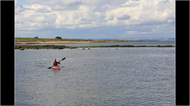 Arriving at Kingsbarns Sea Kayak St Andrews Kingsbarn