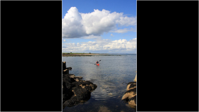 Arriving at Kingsbarns Sea Kayak St Andrews Kingsbarn