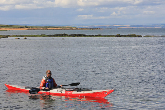 Looking north from Kingsbarns Sea Kayak St Andrews Kingsbarns