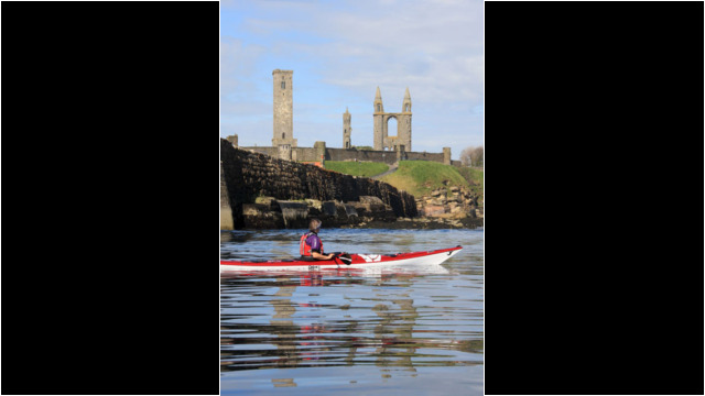 St Andrews cathedral Sea Kayak St Andrews cathedral