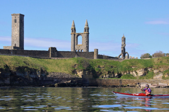 St Andrews cathedral Sea Kayak St Andrews cathedral