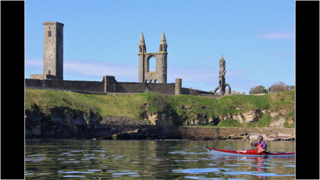 St Andrews cathedral Sea Kayak St Andrews cathedral