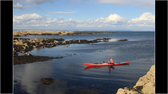 Arriving at Fife Ness Sea Kayak Fife Ness