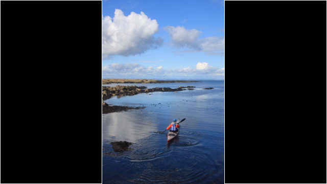 Leaving Fife Ness Sea Kayak Fife Ness