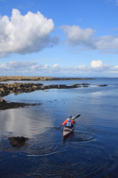 Leaving Fife Ness Sea Kayak Fife Ness