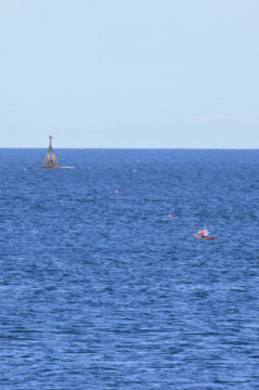 North Carr Beacon Sea Kayak Fife Ness North Carr Beacon