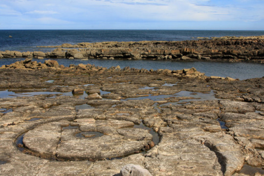 The beacon construction yard Sea Kayak Fife Ness