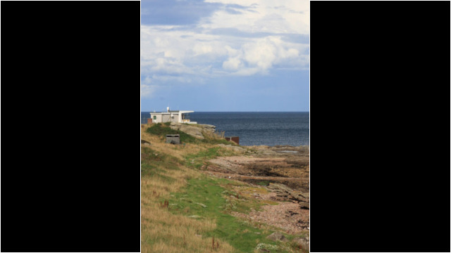 Fife Ness, Bell Rock just visible Fife Ness