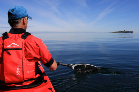 Crossing to Isle of May Sea Kayak Isle of May