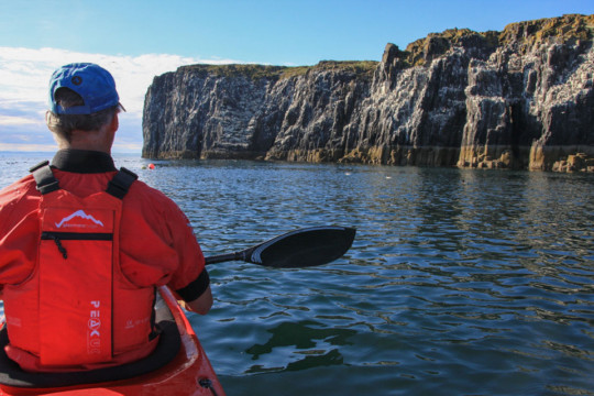 Isle of May's west coast Sea Kayak Isle of May