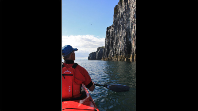 West coast cliffs Sea Kayak Isle of May