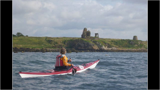 Ardross Castle Sea Kayak Anstruther to Elie Ardross castle