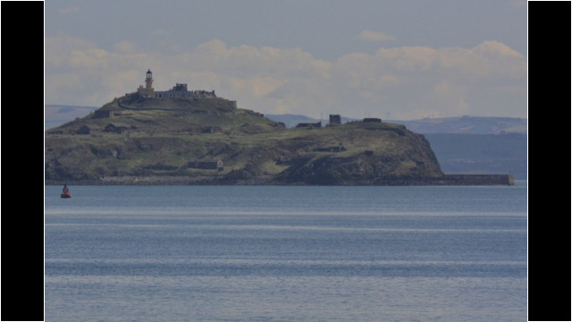 Inchkeith's lighthouse & military remains Inchkeith Lighthouse