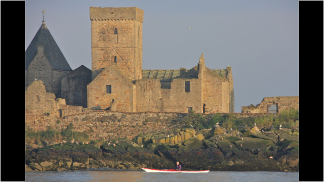 St Colm's Abbey Sea Kayak Firth of Forth St Colm's Abbey