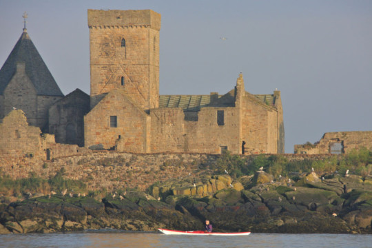 St Colm's Abbey Sea Kayak Firth of Forth St Colm's Abbey