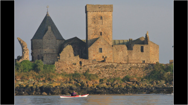 St Colm's Abbey Sea Kayak Firth of Forth St Colm's Abbey