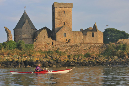 St Colm's Abbey Sea Kayak Firth of Forth St Colm's Abbey