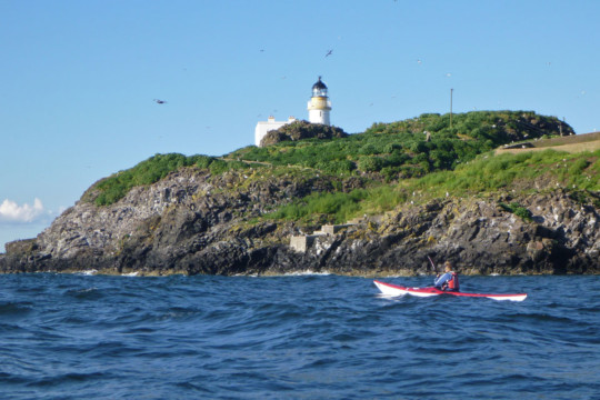 Fidra & it's lighthouse Sea Kayak Fidra lighthouse