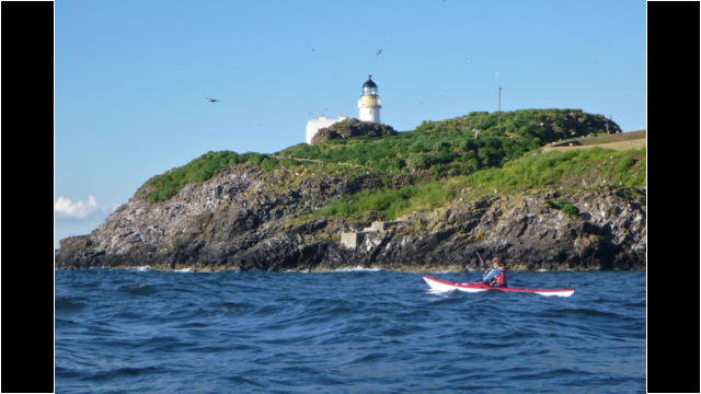 Fidra & it's lighthouse Sea Kayak Fidra lighthouse